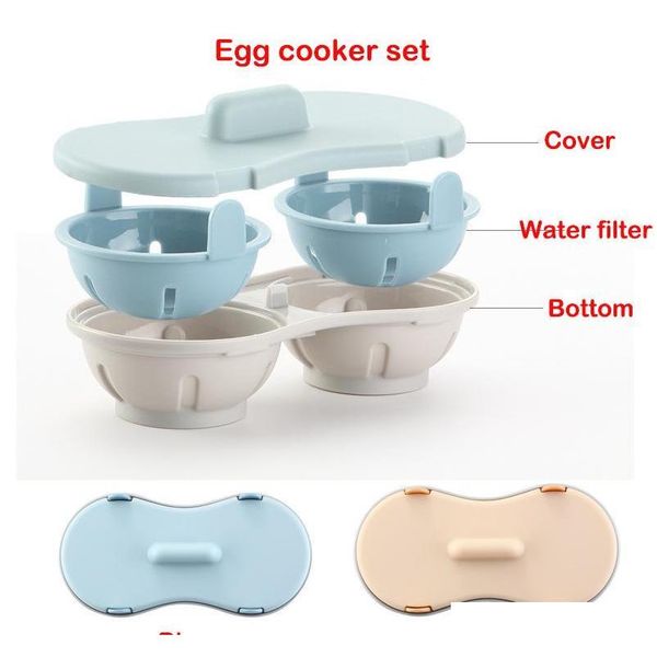 

microwave egg poacher bpa & dishwasher safe dual caves poached egg maker double cups egg cooker steame jllpht bdedome