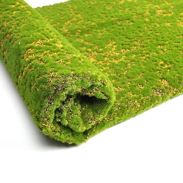 

artificial moss fake green plants faux moss grass for shop home patio decoration garden wall living room decor supplies1