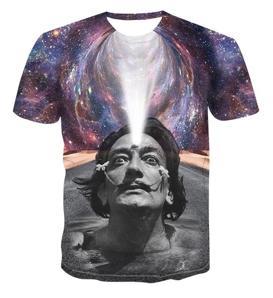 

selling trendy creative art figure cartoon versatile street cool 3d print shirts hentai funny oversized men clothing