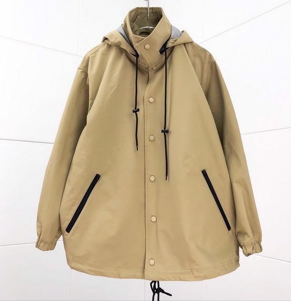

21ss new pattern mens women designer jackets classic winter fashion men s clothing luxury hooded sweatshirt thin windbreaker coats 2021, Black;brown