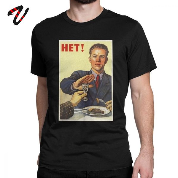 

communist propaganda vintage no to alcoho vodka cccp ussr clothing russian casual premium sport hooded sweatshirt hoodie men t shirt