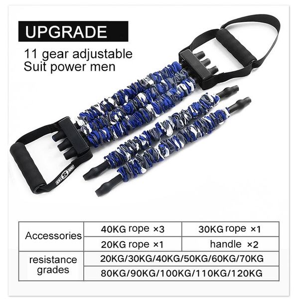 

chest expander adjustable strength trainer elastic pull rope arm stretch training fitness resistance bands home gym exercise sqctzv pingtoy