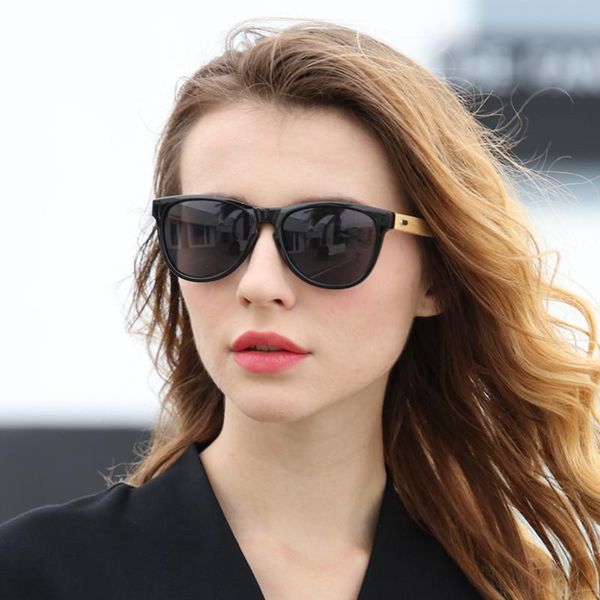 

long keeper bamboo arms sunglasses for women men oval wooden sunglasses original wood sun glasses gafas gafas de sol g1503, White;black