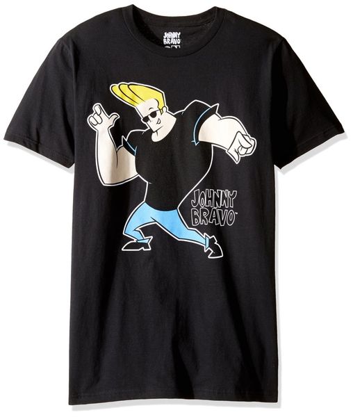 

t-line men's johnny bravo big john graphic t-shirt sport hooded sweatshirt hoodie