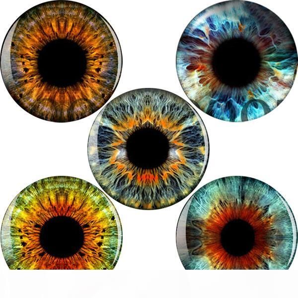

eye design for tunnel ear plugs piercing gauges body jewelry acrylic black jewelry, Silver