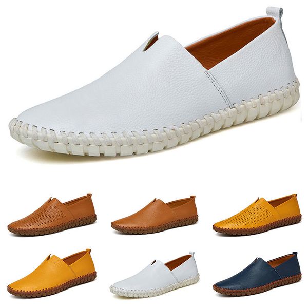 

fashion 38-50 eur new men's leather men's shoes candy colors overshoes british casual shoes espadrilles #six, Black