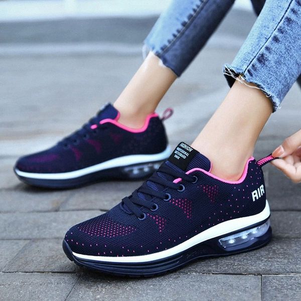 

women's fashion sneakers breathable mesh women vulcanize shoes non-slip walking jogging running sport sneakers #v19u