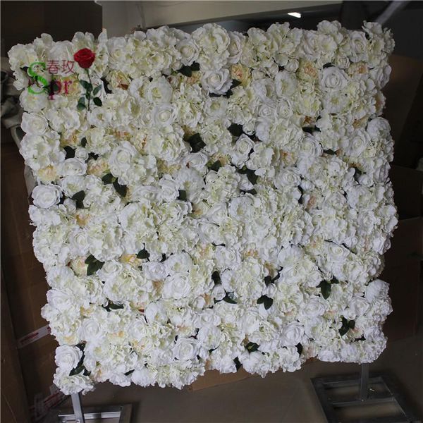 

spr fashion wedding amazing flower wall panels stage backdrop wedding artificial flower arrangment decorations celebration