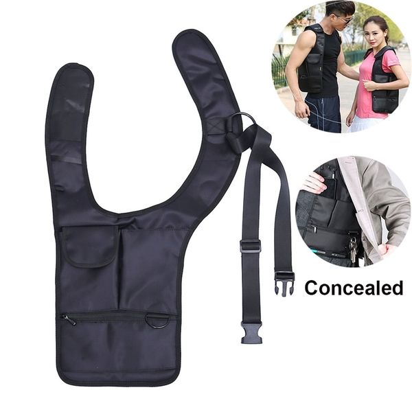 

black friday tactical concealed underarm anti-theft shoulder bag strap sports phone accessory pouch burglarproof security pistol holster