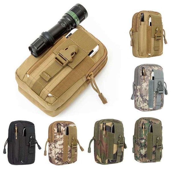 

4fes1tactical waist pack belt bag camping hiking military molle pouch wallet outdoor bags phone case for travel
