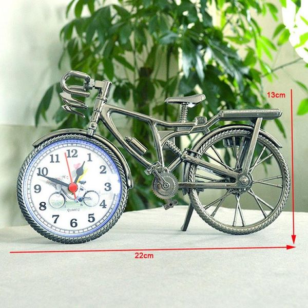 

bicycle shape alarm clocks household table alarm clock creative retro number mute alarm clock placement home decoration gift dbc dh0733