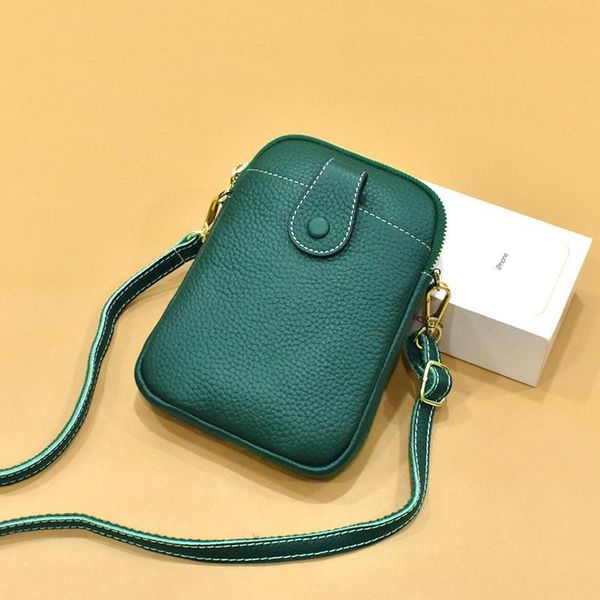 

luxury handbags genuine leather womens bags for woman 2021 shoulder bags fashion small messenger bag phone wallet change pocket