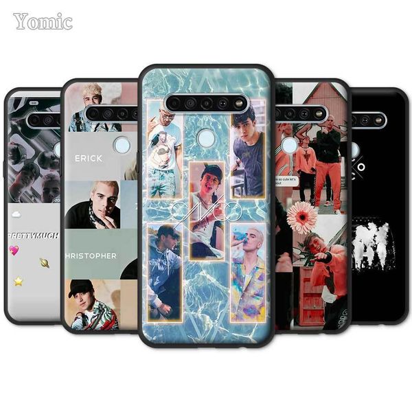 

cnco band телефон чехол для lg k40s k41s k61 k50s g6 g7 g8 thinq k40 k51s q51 q70 q60 q61 черный тпу мягкий чехол