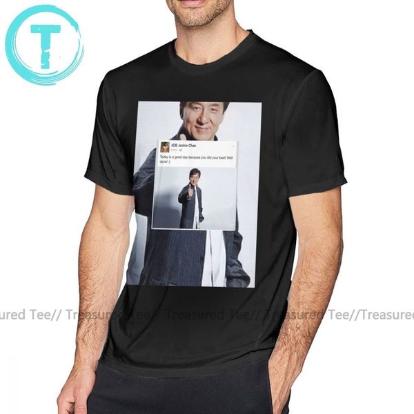 

jackie chan motivational jackie chan short sleeves cute plus size printed percent tshirt sport hooded sweatshirt hoodie men t shirt
