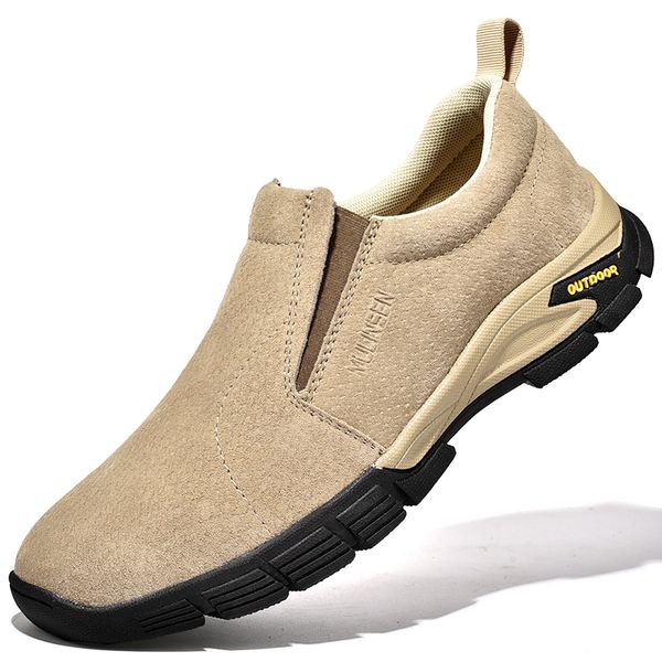 

men leather casual shoes loafers genuine leather men sneakers 2022 fashion male comfortable outdoor walking loafers sneakers men, Red;white