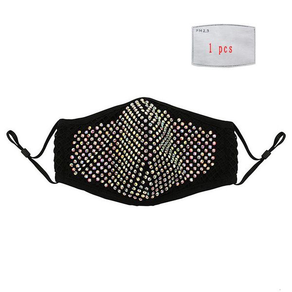 

mask diamond dustproof face mask reusable new breathable washable with pm2.5 filter gasket mask fast dhb107 2 dhtn