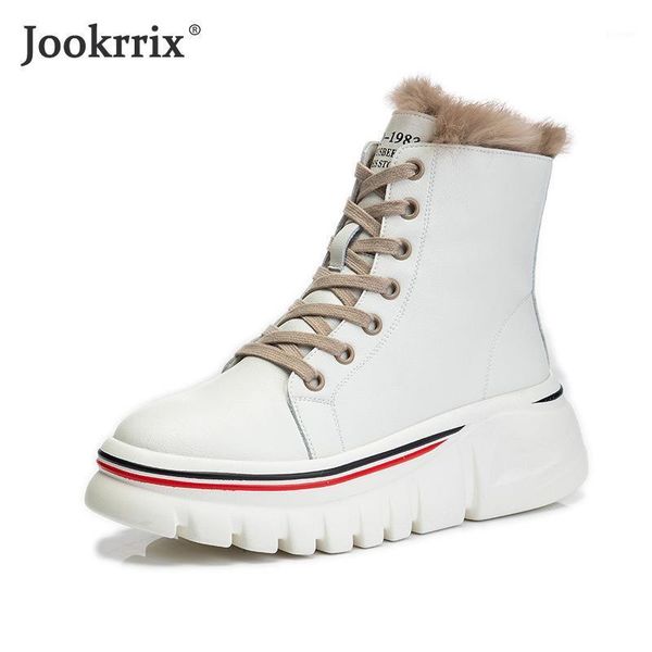 

boots 2021 women winter fashion genuine leather lady shoes female brand warm real furblack jookrrix zb11351, Black