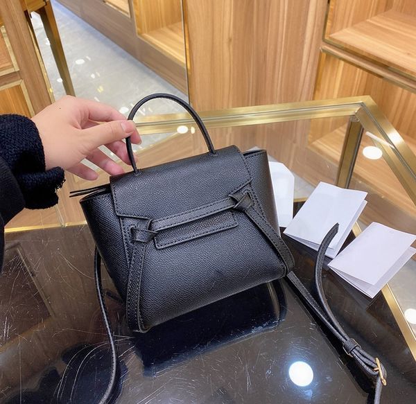 

high belt crossbody tote womens bag genuine handbag designer shoulder luxury quality c leather messenger campagin pico tobpa, Red;black