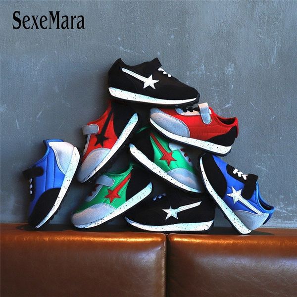 

new spring autumn children boys baby tennis sports breathable outdoor kids sneakers running little girl shoes d01034 y201028, Black