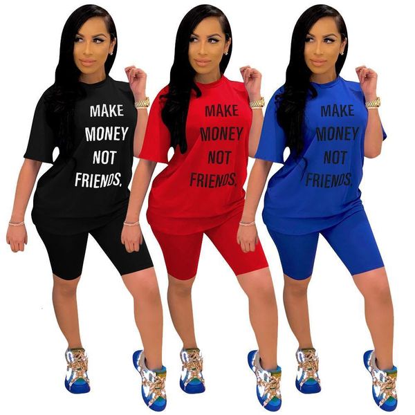 

echione plus size lounge set women tracking suit letter print sportwear sweatshirt femme joging set tshirt shorts homewear 2020, Gray