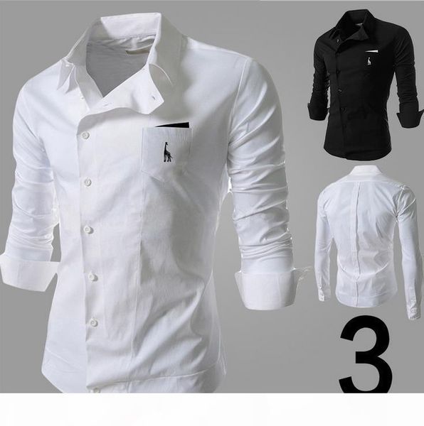 

mens shirts mens comfortable and wrap casual shirts male long sleeve and slim business shirts, White;black