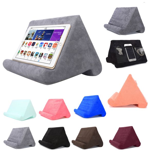 

soft sponge pillow stand for ipad samsung huawei xiaomi tablet holder mobile phone support bed cushion ebook reader pad