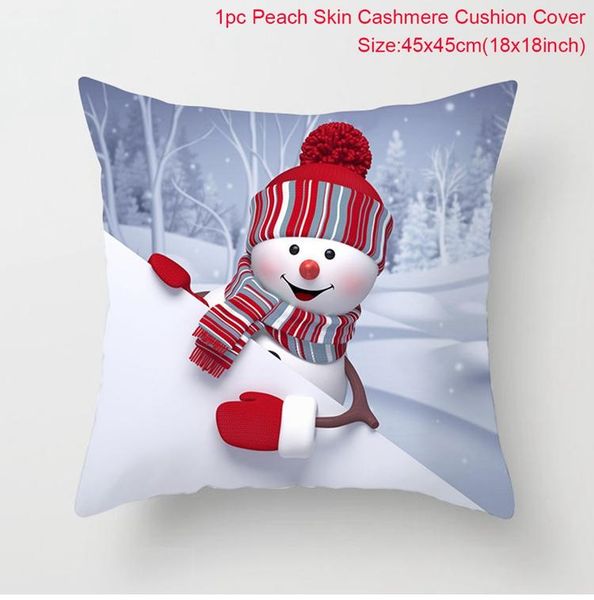 

christmas cushion cover sofa cushion pillow cases santa claus pillowcase home decorative car pillowcase christmas decor for home bbyhkn