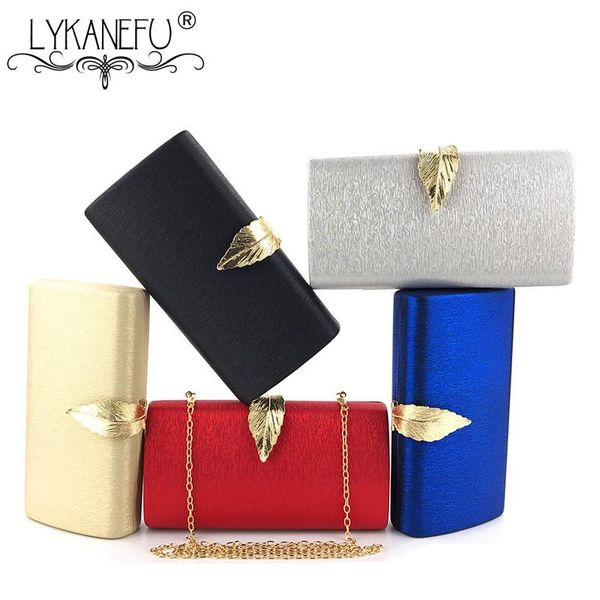

lykanefu new 2020 box banquet evening bag women bag ladies purse day clutches bride wedding chain shoulder bags gold/red/silver