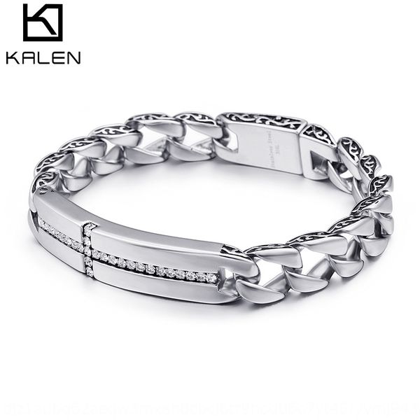 

stainless titanium crossdiamond inlaid for men cross bracelet stainless steel titanium steel crossdiamond inlaid for men cross braceletbrace, Golden;silver