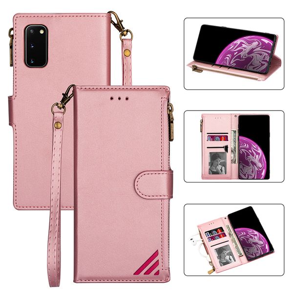 

wallet leather mobile phone case for samsung s20 plus note10 plus luxury phone cover for samsung a71 5g