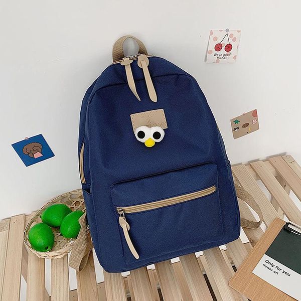 

подросток сумка студенческой школы для девочек подростковой campus неполной средней школы рюкзак женщина bookbags нейлон черных большой емко