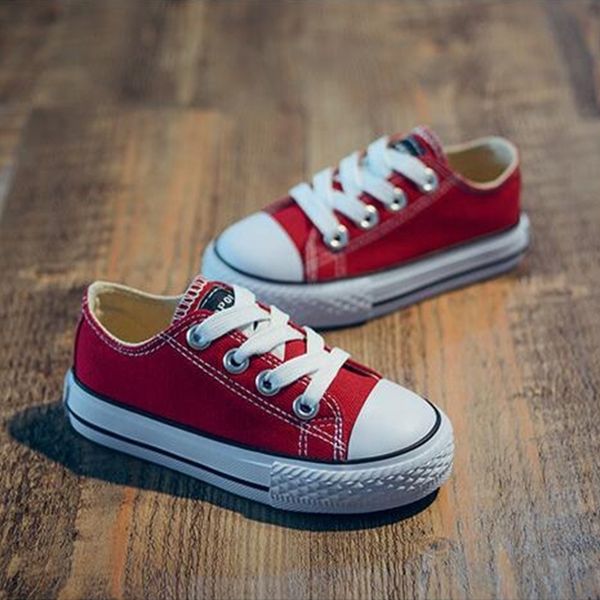 

children's shoes boys and girls low-canvas shoes spring and autumn breathable anti-skid shoes y201028