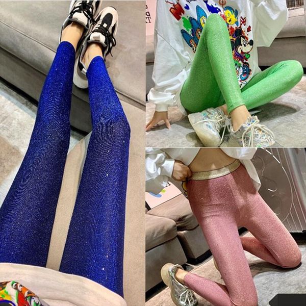

blingbling push up поножи женщины высокой талией блестки мода stretch ice шелковый sexy тощий тренировки леггинсы легинсы mujer leginsy, Black
