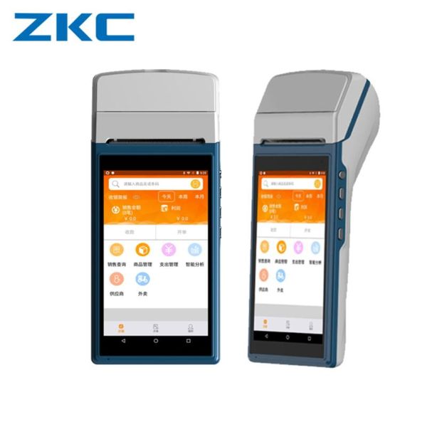 

printers zkc5501 terminal wireless pda with label printer barcoce scanner