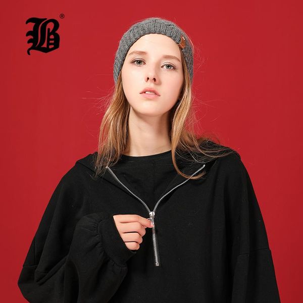 

flb] зима вязаная шерсть hat для женщин warm вскользь beanie caps зима марка gorros mujer invierno мода женские шапки 17037 sqcyel, Black;white