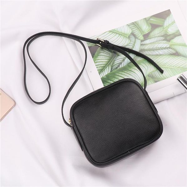 

lizilian 2020 new small bag female cowhide diagonal shoulder bag leather handbag korean version of the wild small square tid