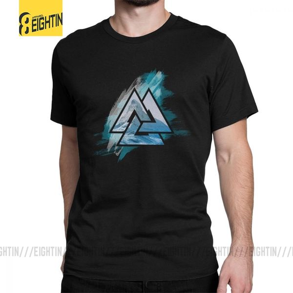

viking valknut t shirts man print vintage t-shirt o neck purified tees sport hooded sweatshirt hoodie