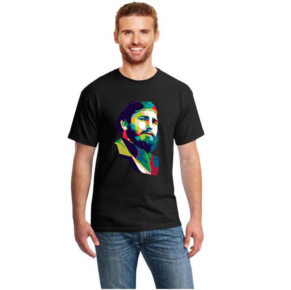 

design fidel castro short sleeve men s~3xl knitted male female pop tee hoodie designers t shirts sweatshirt