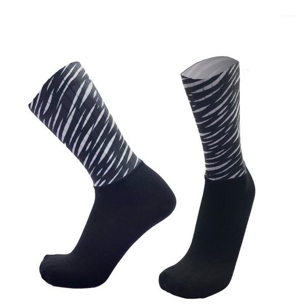 

new men's compression cycling socks elite basketball socks men cotton towel bottom outdoor sports men's, Black