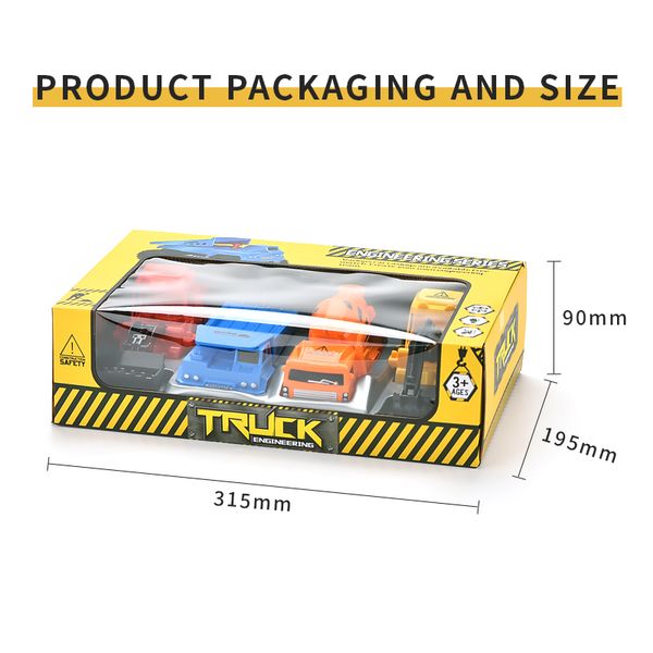 

kid assemble engineer truck toy baby diy assemble construction truck toy 4 styles mini truck model kid boy christmas gift