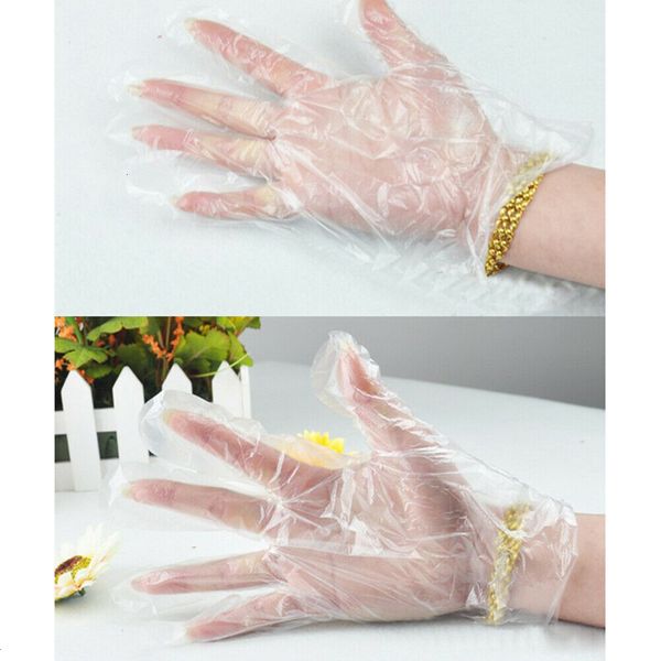 

sanitary clear eco-friendly multifunction disposable kitchen home 100pcs/set dishwashing catering plastic glovesoutletmk