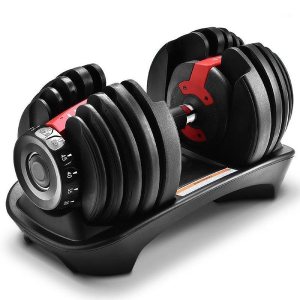 

dumbbells 1pc adjustable dumbbell 24kg automatic weights for gym workout fitness equipment supplies home1