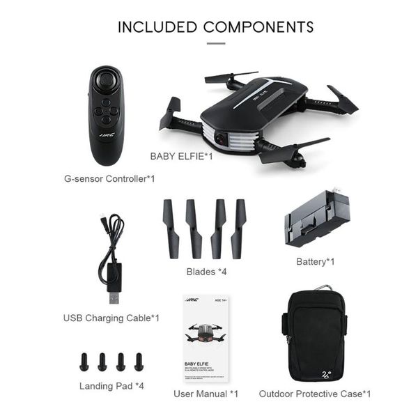 

new mini baby elfie drone 2.4ghz 4ch 6-axis gyro 3d flip wi-fi fpv helicopter foldable rc quadcopter helicopter with 720p camera