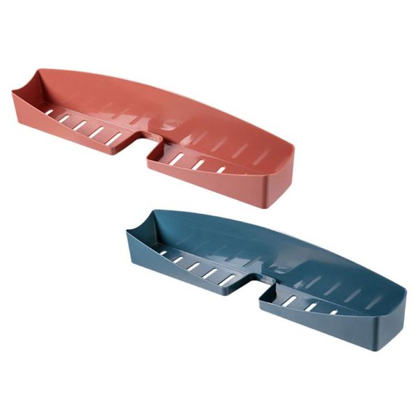 

2pcs drill-storage rack wall hanging storage bracket bathroom wall rack