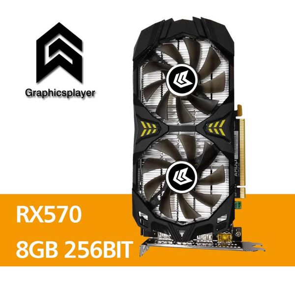 

graphics card pci-e rx570 8gb /8192mb ddr5 256bit video card for amd dp