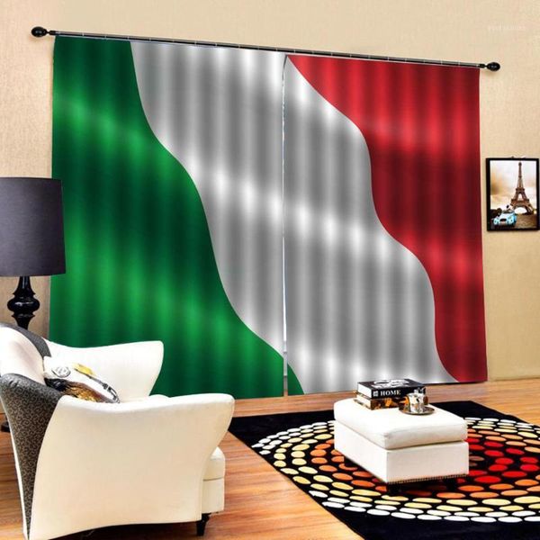 

curtain & drapes flag curtains 3d blackout window living room decoration curtains1