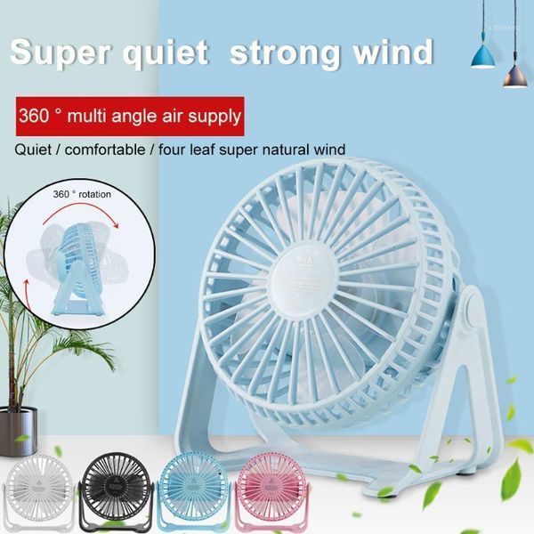 

40 mini desk fan small super quiet personal air cooler usb power portable table fan for home office rechargeable handheld1
