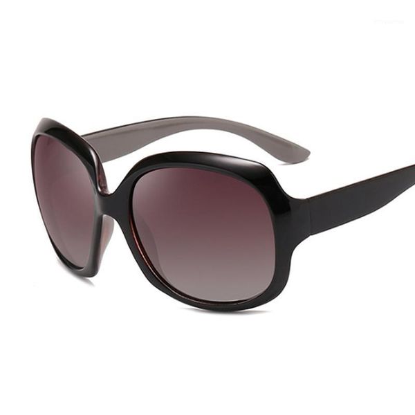 

fashion oversized sunglasses women designer ladies sun glasses plastic big frame black gradient1, White;black
