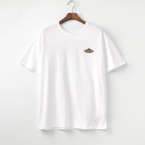 

mens t shirt 2020 men and women polo shorts sleeve mens casual tower color printing t shirt size s-2xl, White;black