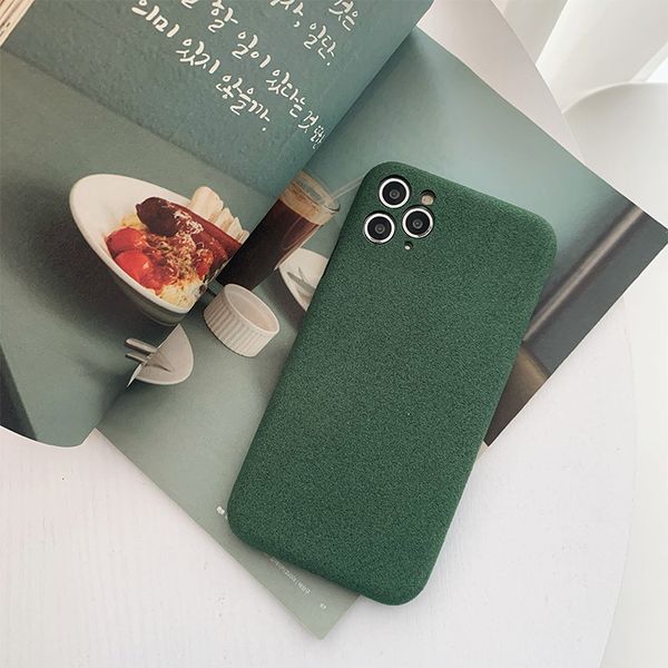 

applicable factory custom simple short velvet iphone12 all-inclusive mobile phone case
